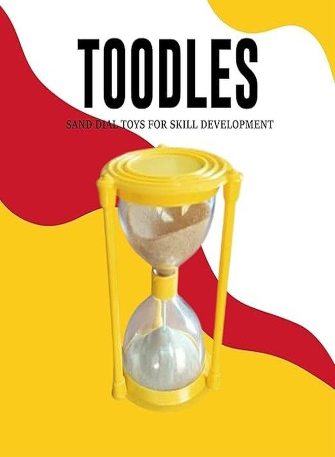 تودلس ساعة رملية صفراء من TOODLES Learnings، ساعة رملية لعبة للأطفال. - Image 2